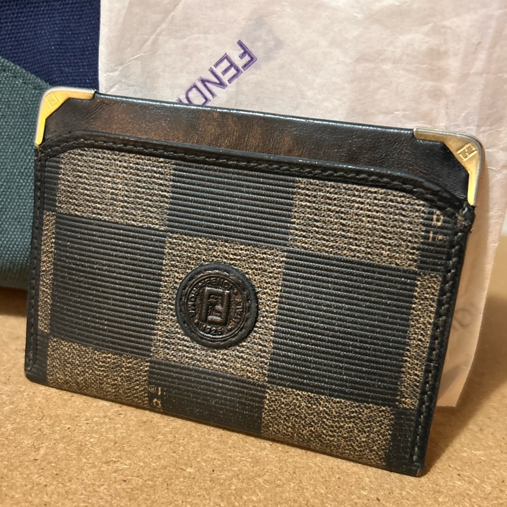 Fendi Vintage Card Holder Men’s Wallet Authentic